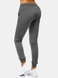 Pantalón de chándal para mujer grafito OZONEE JS/CK01