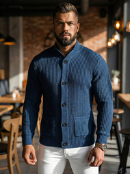 Jersey de hombre azul marino OZONEE NB/MM6020/6Z