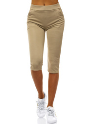 Leggings para mujer beige OZONEE JS/1027/C8