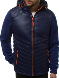 Chaqueta de hombre azul marino OZONEE JS/KS2001K