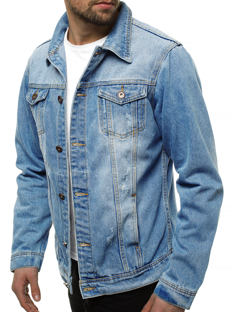 Chaqueta vaquera de hombre azul OZONEE V/19276