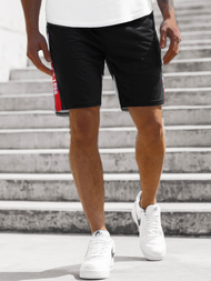 Pantalón corto de hombre negro JS/KS2501
