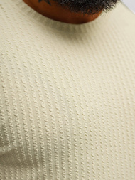 Camiseta de hombre beige OZONEE O/7766T