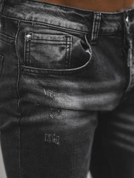 Vaqueros de hombre negras OZONEE NB/MP0126N