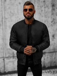 Chaqueta de hombre negra OZONEE JS/AK95Z