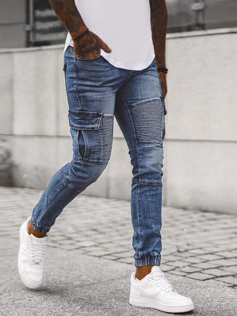 Pantalón jogger de hombre azul OZONEE NB/MP0092BS