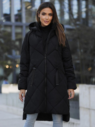 Chaqueta de mujer negra OZONEE JS/5M3168/392