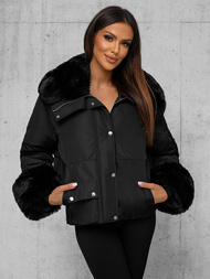 Chaqueta de mujer en negra OZONEE O/H833Z