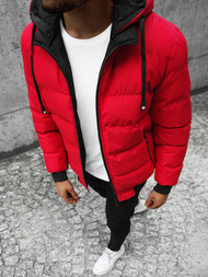 Chaqueta de hombre roja OZONEE JS/M761/270