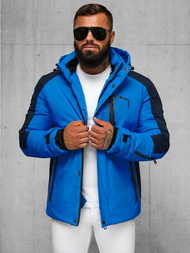 Chaqueta de hombre azul OZONEE JS/91M9905/184Z