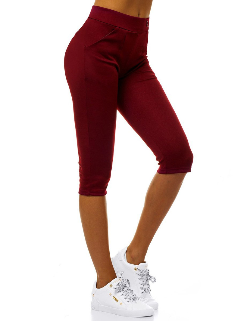 Leggings para mujer burdeos OZONEE JS/1027/A13