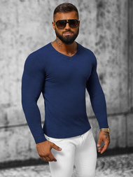 Jersey de hombre azul oscuro OZONEE NB/MMB601/5Z