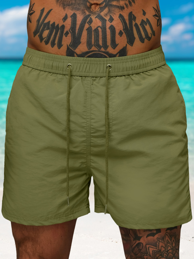 Bañador de hombre caqui OZONEE JS/XL018/24