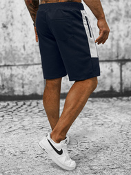 Pantalón corto de hombre azul marino OZONEE JS/8K936