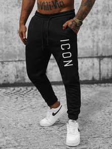 Pantalón de chándal de hombre negras OZONEE O/D9125