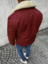 Chaqueta de hombre burdeos OZONEE O/X1026KZ