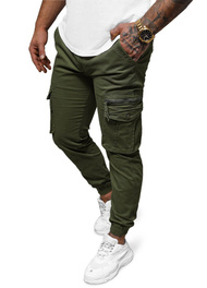 Pantalón chino jogger de hombre verde OZONEE NB/MP0201MV