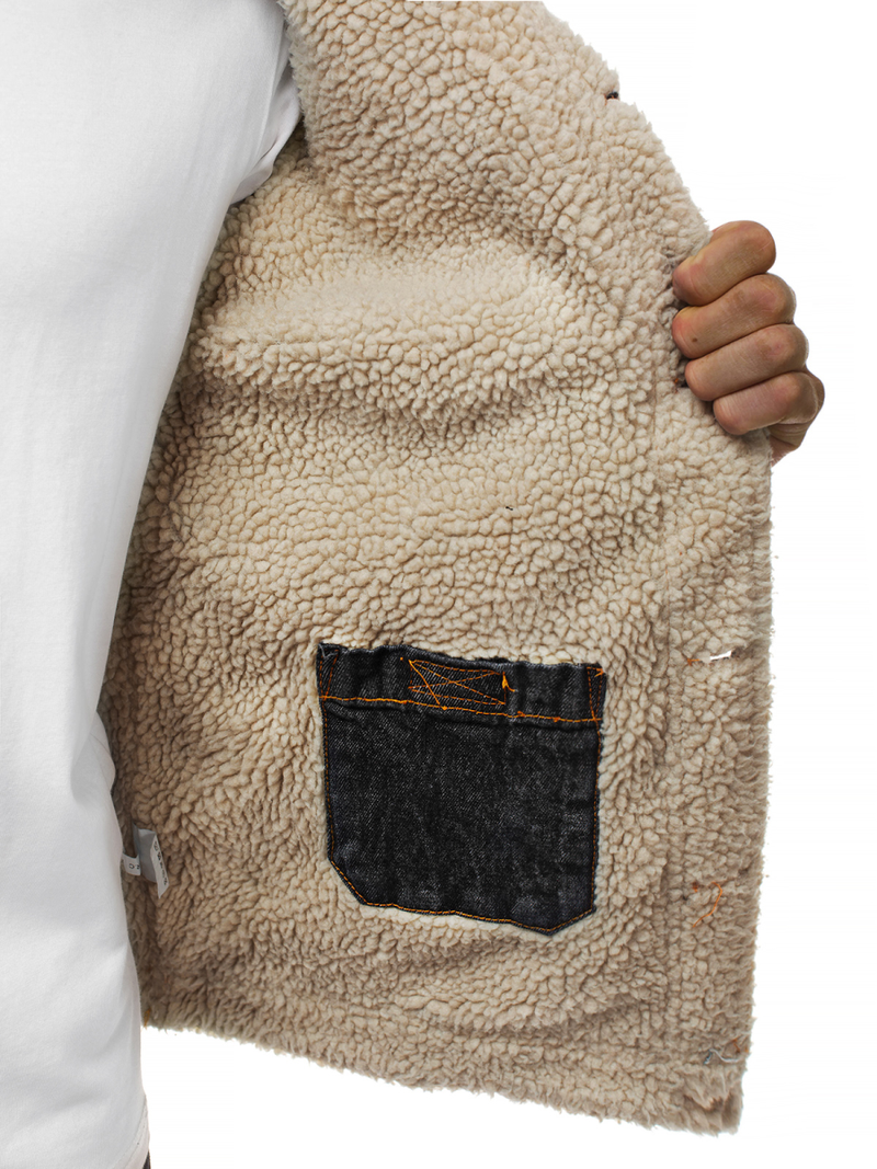 Chaqueta vaquera de hombre grafito OZONEE JB/JP1109