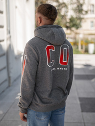 Sudadera de hombre grafito OZONEE JS/8B1739/5