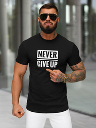Camiseta de hombre negras OZONEE NB/MT3133