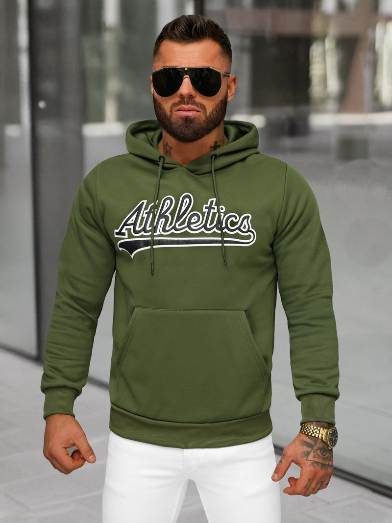 Sudadera de hombre verde OZONEE JS/27B6508/29