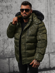 Chaqueta de hombre verde OZONEE JS/27M8109