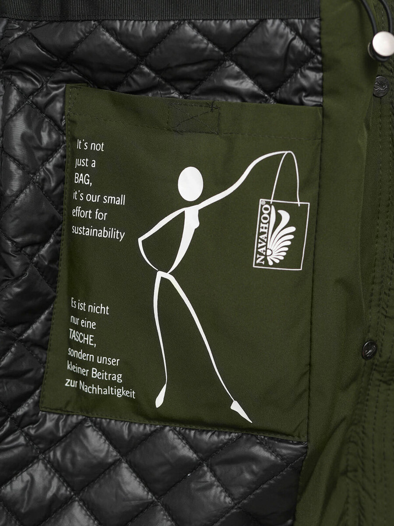 Chaqueta de mujer caqui OZONEE O/W377Z