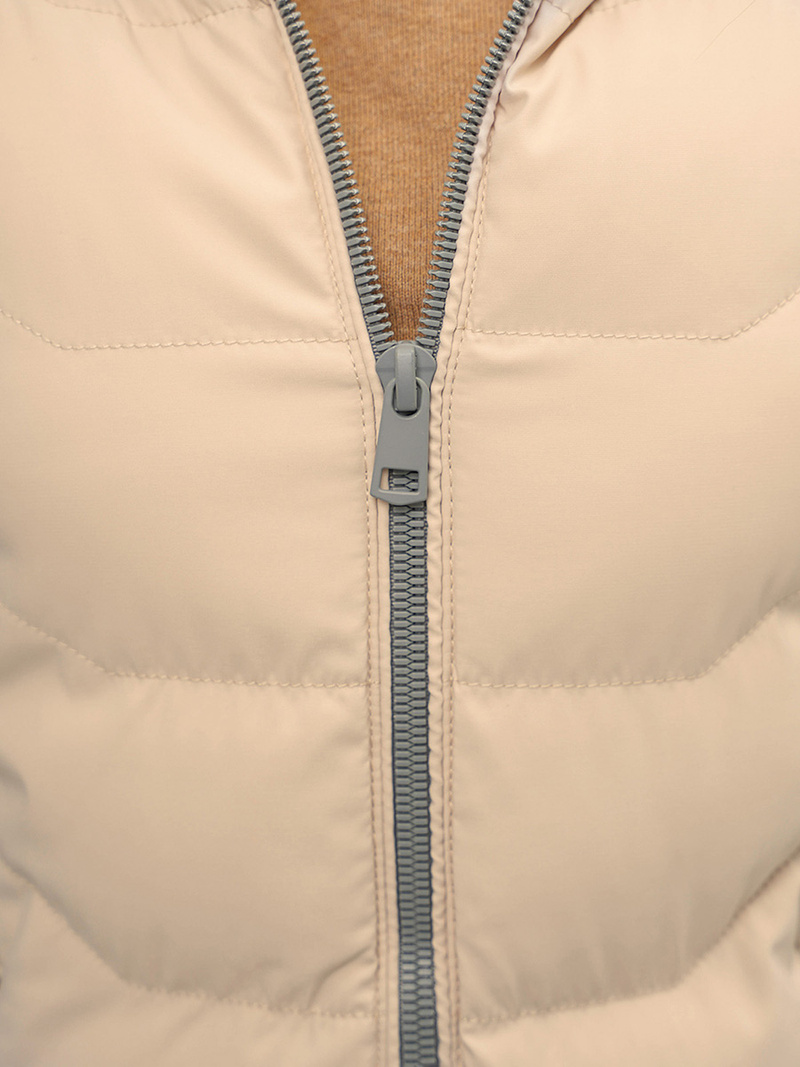 Chaleco de mujer beige OZONEE N/7042