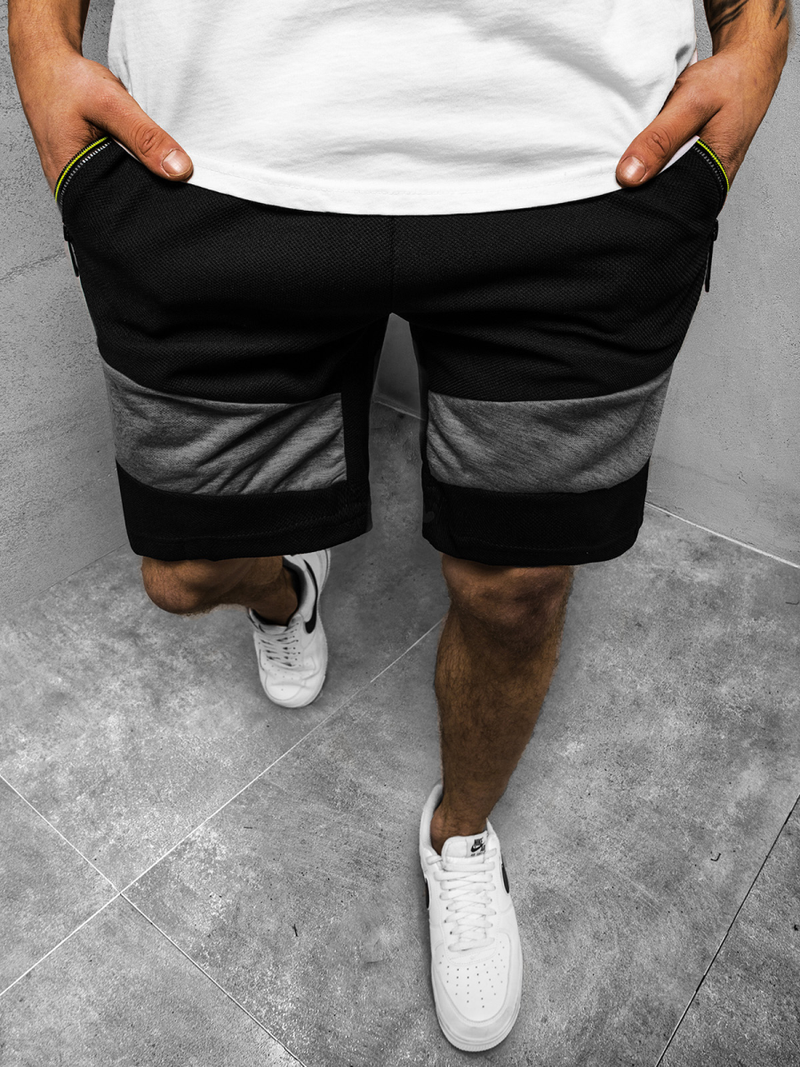 Pantalón corto de hombre negro JS/KS2515Z