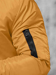 Chaqueta de hombre camel OZONEE JS/AK95Z