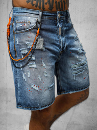 Pantalón corto de hombre azul OZONEE O/VIP/2412