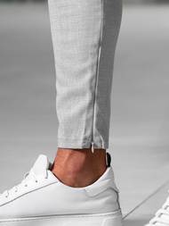 Pantalón chino de hombre gris OZONEE DJ/3300Z
