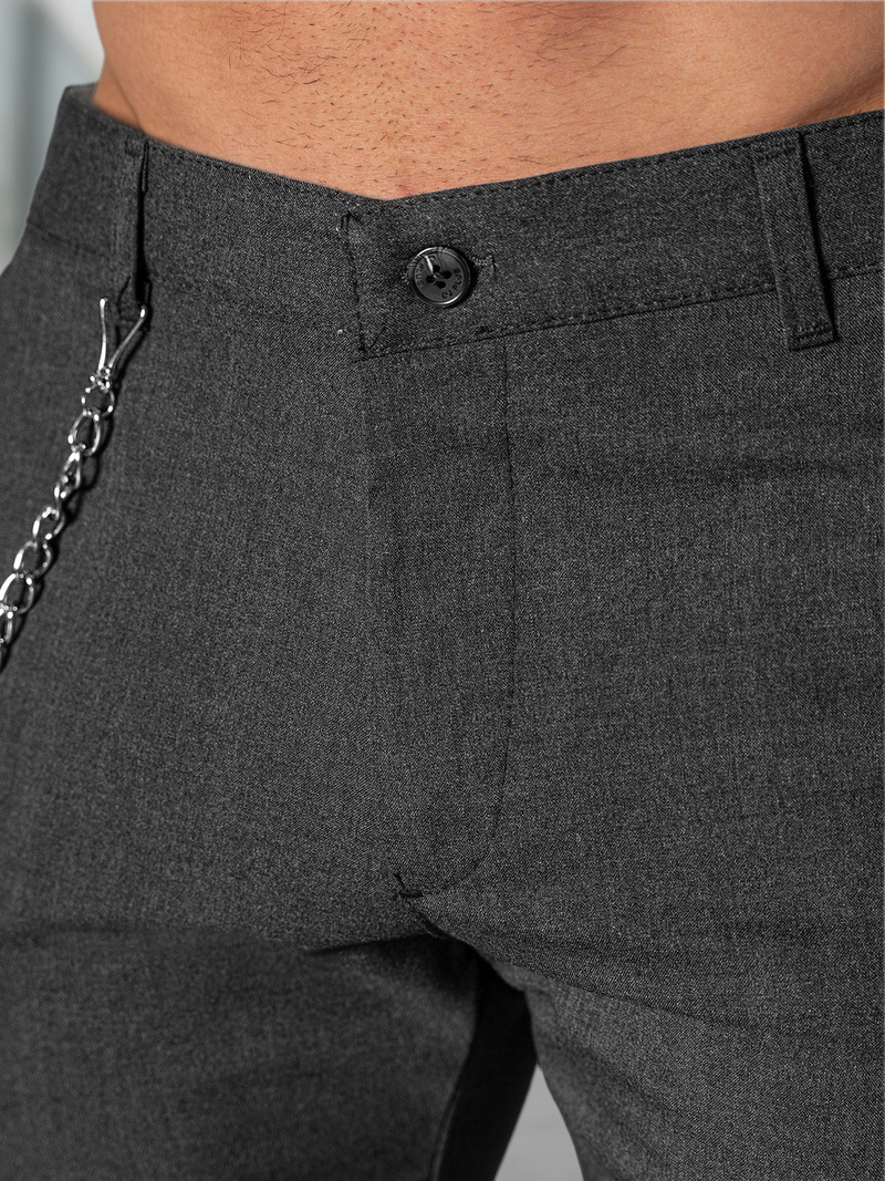 Pantalón chino de hombre grafito OZONEE DJ/3300Z