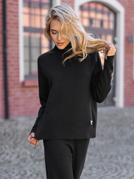 Conjunto de chándal de dos piezas negro OZONEE JS/53C5203/3