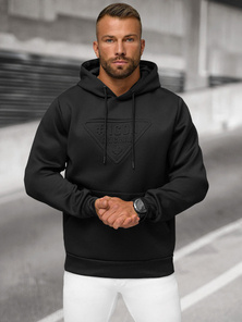 Sudadera de hombre negra OZONEE JS/27B6500/3
