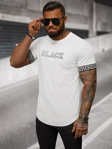 Camiseta de hombre blanco OZONEE O/T7571