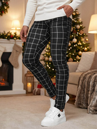 Pantalón chino de hombre negras OZONEE DJ/5522Z