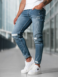 Vaqueros de hombre azul OZONEE O/0525