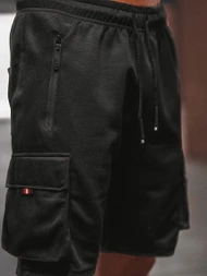 Pantalón corto de hombre negras OZONEE O/WW20015/1