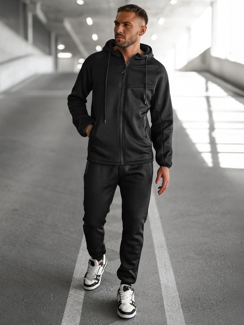 Chándal de hombre negro OZONEE JS/8C1967/3