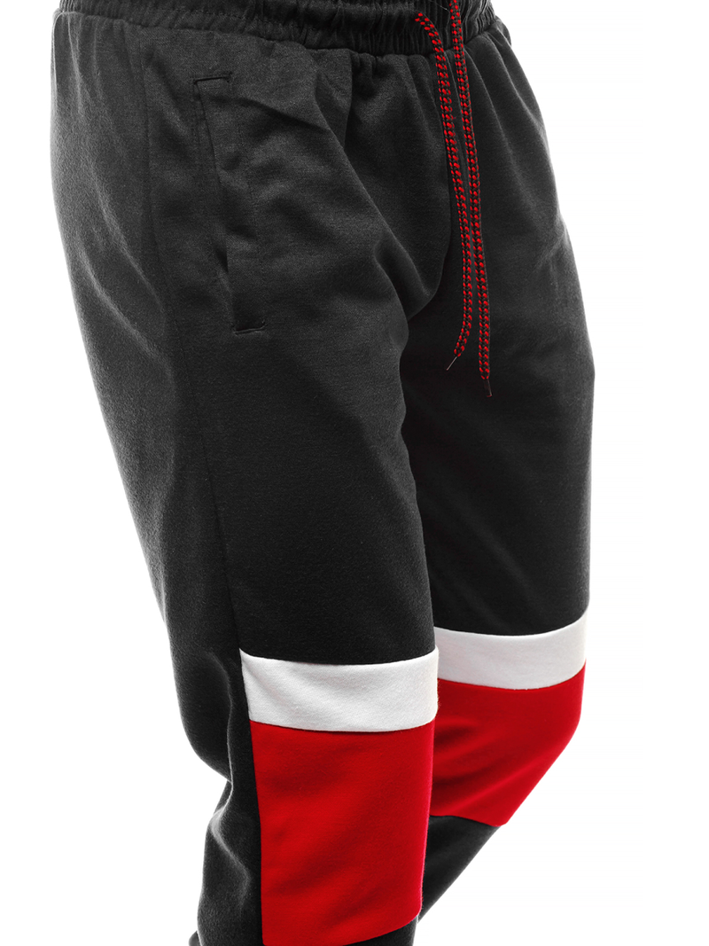 Pantalón de chándal de hombre negro OZONEE JS/JZ11010Z