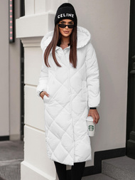 Chaqueta de mujer blanca OZONEE JS/5M3173/281Z