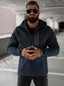 Chaqueta softshell para hombre granate OZONEE JS/27B6513/25Z