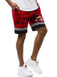 Pantalón corto de hombre rojo JS/KK300152