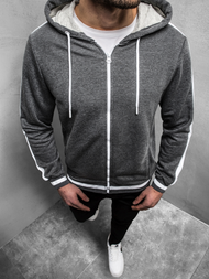 Sudadera de hombre grafito OZONEE A/1009Z