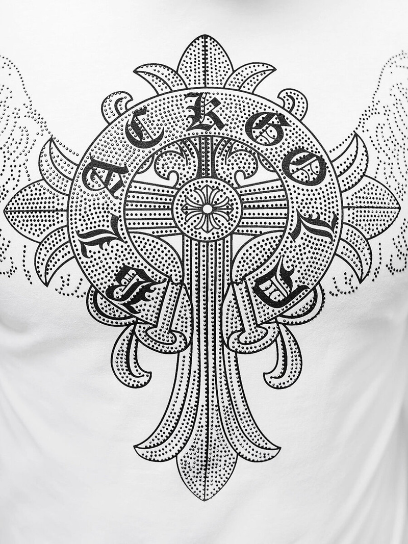 Camiseta de hombre blanco OZONEE NB/MT3037Z