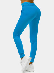 Pantalón de chándal para mujer celeste OZONEE JS/CK01/36
