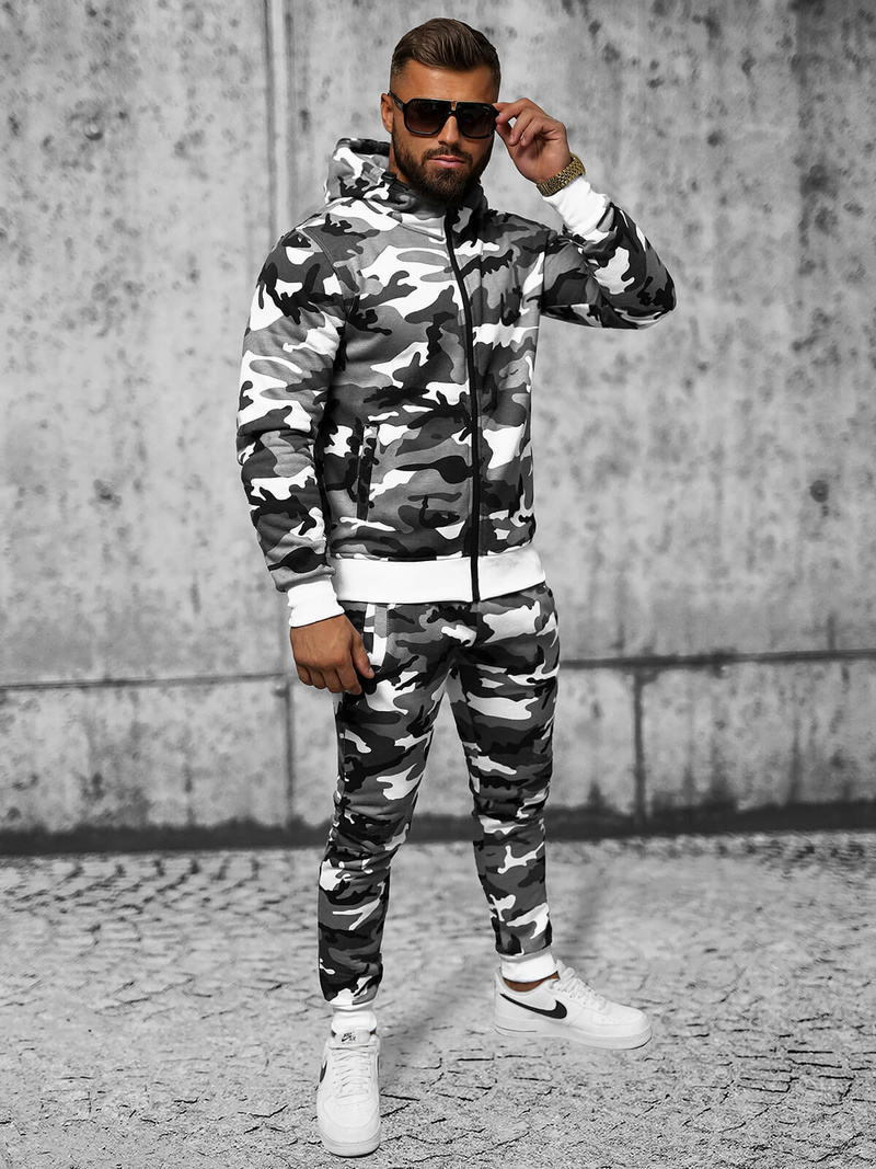 Chándal de hombre gris OZONEE O/8B159/2