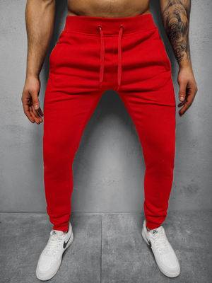 Pantalón de chándal de hombre rojo OZONEE JS/XW01Z