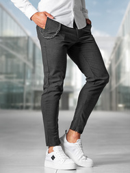 Pantalón chino de hombre grafito OZONEE DJ/3300Z